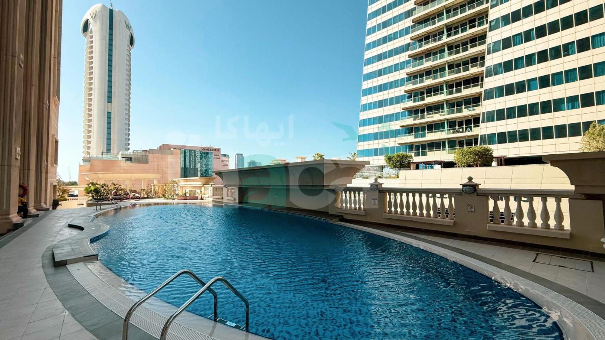 Modern Cozy 1 Bedroom Marina Near Tram Ain Sea View Balcony Apartment