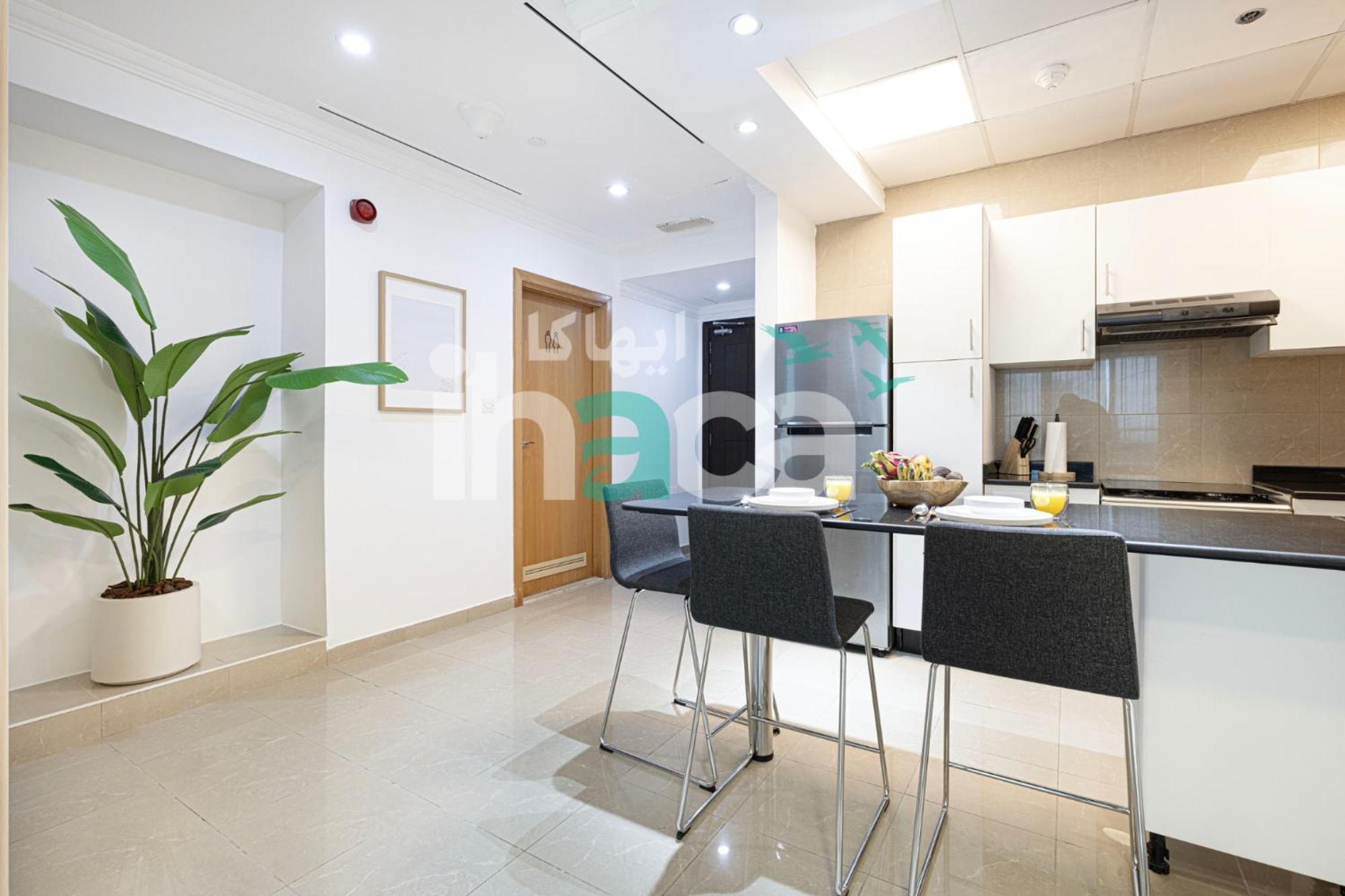 Modern Cozy 1 Bedroom Marina Near Tram Ain Sea View Balcony *