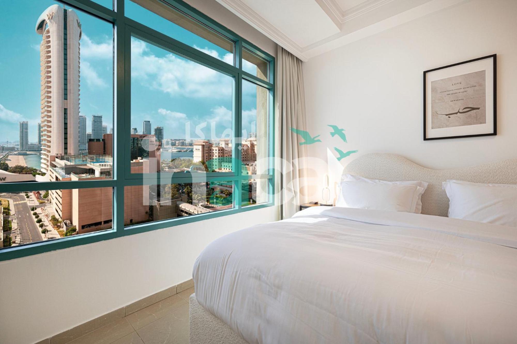Modern Cozy 1 Bedroom Marina Near Tram Ain Sea View Balcony * Dubai