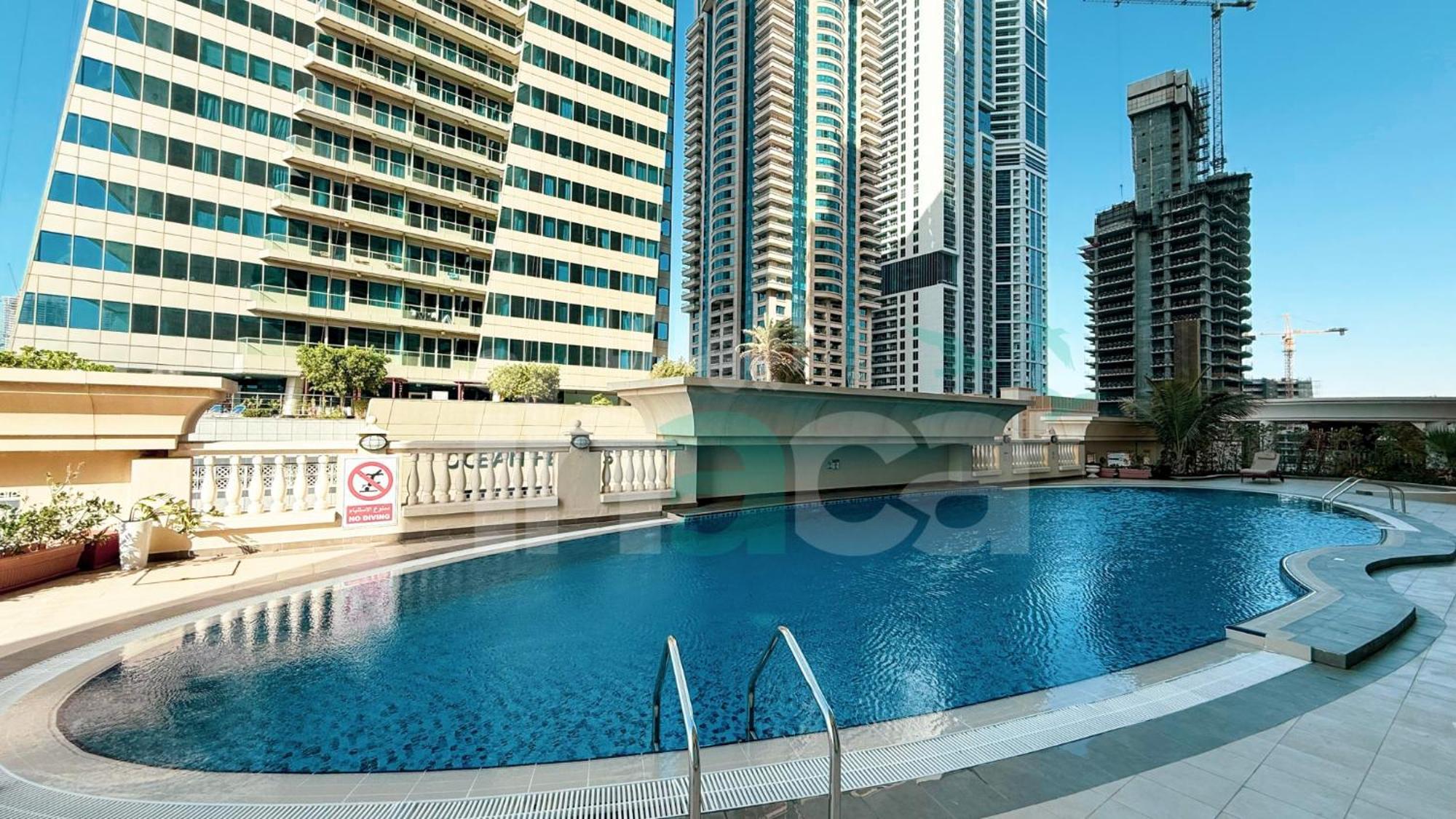 Modern Cozy 1 Bedroom Marina Near Tram Ain Sea View Balcony Apartment